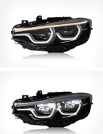 Full LED Headlight for BMW 4 Series Headlights M4 2014-20 19 GTS Upgrade Spoon Style LED Running Signal Lights - Image 4