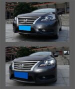 Auto Headlights For Nissan Sylphy 2012-20 15 LED Headlight Sequential Moving Turning Signal Light Front Lamp - Image 4