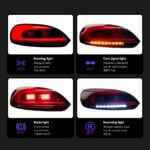 LED Taillight for VW Scirocco 20 09-20 16 LED Tail Lamp Rear Reverse Lamp Fog Brake Dynamic Smoke Turn Light - Image 4