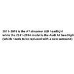 High Low Beam for Audi A7 Headlights 2011-20 17 RS7 LED Daytime Lights DRL Dynamic Turn Signal Head Lamp - Image 6