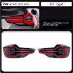 LED Taillight Rear Lamp for BMW X3 Signal Tail Lights 20 18-20 22 IX3 G01 G08 Car Lights Brake Reverse Taillamp - Image 7