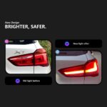 Car Taillights for BMW X1 LED Tail Light 20 17-20 21 F48 DRL Running Signal Brake Reversing Parking Tail Lamp Assembly - Image 2