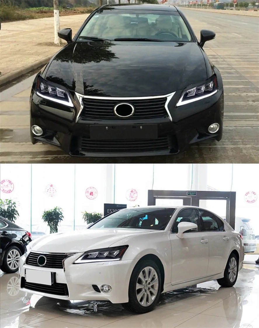 Daylight Light Bulbs For Lexus GS GS250 GS350 12-15 Head Lights Matrix Style LED High Beam Headlights