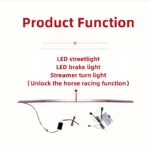 Throgh Taillights for AUDI Q5L 20 21-20 22 Rear Brake Tail Lamp DRL Streamer Turn Signal Lights - Image 3