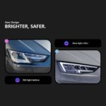 Car Headlights Styling for Audi A4 B9 20 17-20 20 A4L LED Running Light DRL Head Lamp Front Light Assembly - Image 2