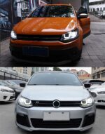 Car Head Lights Parts For VW Polo 20 11-20 18 LED Front Headlight Replacement DRL Daytime light Projector Facelift - Image 5