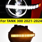 Full LED Headlights Assembly for TANK 300 20 21-2024 Modified Wild Horse LED Daytime Lights Flowing Turn Signals