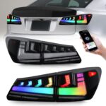 Auto Tail Lights For Lexus IS250 IS300 IS350 2006-2012 RGB Rear Brake Reverse Light Turn Signal Stop Taillights Assembly - Image 3
