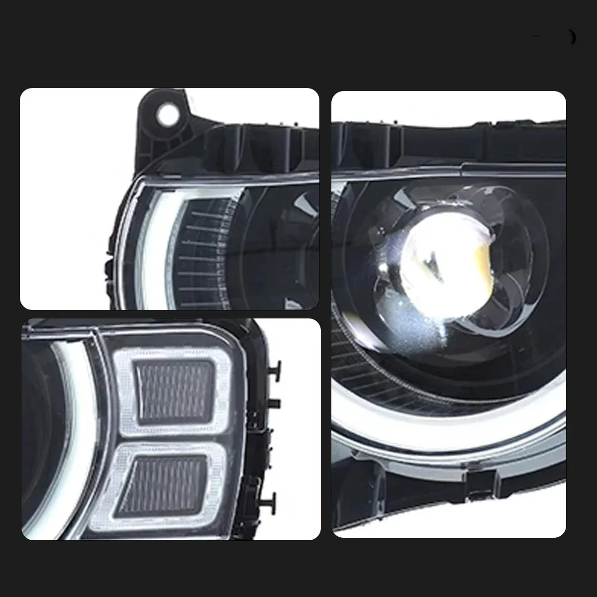 LED Headlight for Land Rover Defender 90 111 20 20-2023 High Beam LED Front DRL Turn Signal Lights Assembly