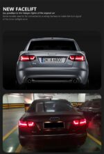 Car Modified Taillight For AUDI A6 C6 2008-2012 C7 Styling LED Running Lights Sequential Signal Rear Brake Taillights - Image 5