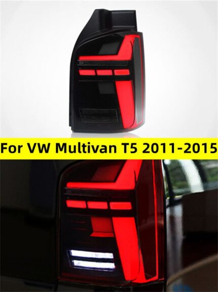 Car Tail Light Assembly LED DRL Rear Turning Signal Light Stop Brake Lamp For VW Multivan T5 20 11-20 15