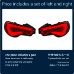 Car Lights For Toyota 86 86GT BRZ 2012-20 19 LED Auto Taillight Assembly Upgrade All New Design Dynamic Signal Lamp Accessories - Image 6