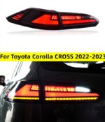 LED Tail Light for Toyota Corolla CROSS 20 22-2023 CROSS Altis LED Brake Reverse Tail Lamp Dynamic Signal Light Tail Lamp Assembly