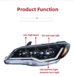 Headlight All LED for Honda CIIMO 20 12-20 15 Japanese Civic FD2 LED Daytime Light Turn Signal Headlights - Image 5