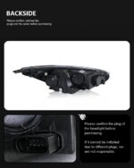 Headlight LED for Ford Focus 20 15-20 17 LED Headlights Upgrade Dynamic Turn Signal Headlamp Assembly - Image 5