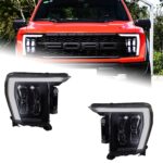Headlight Upgrade for Ford F-150 Raptor LED Headlight 20 21-2023 Front DRL Running Light Assembly Signal Lamp - Image 2