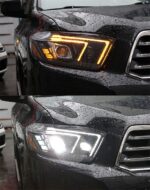 Auto Headlight Assembly For Highlander 2009-2011 Kluger LED Light Source High Beam Lens Dynamic Signal Lamp - Image 4