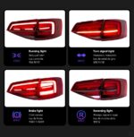 Car Lights For VW Jetta MK6 20 15-20 18 Taillights LED DRL Running Lights Fog Lights Turn Signal Rear Parking Lights - Image 3