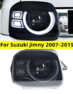 Car Headlights For Suzuki Jimny 2007-20 15 Defender Style Lights All LED Daytime Running Light Turn Signal Lens Headlight