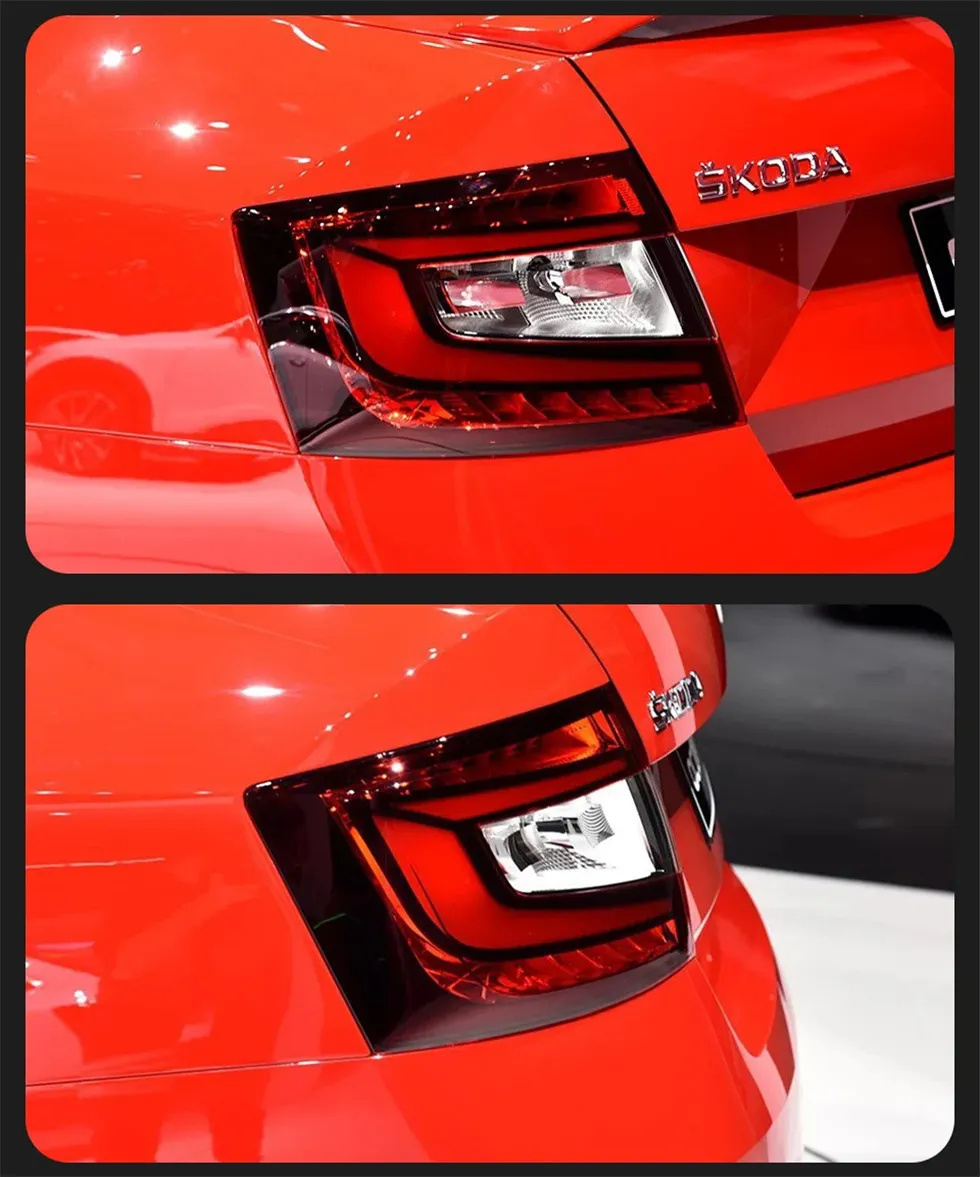 Car Tail Lights for Skoda Octavia 20 15-20 17 Tail Lamp Turn Signal Rear Reverse Brake Light Replacement
