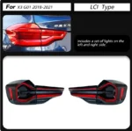 LED Taillight Rear Lamp for BMW X3 Signal Tail Lights 20 18-20 22 IX3 G01 G08 Car Lights Brake Reverse Taillamp - Image 6