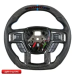 Car Upgrade Racing Wheel Fit for Ford F150 Carbon Fiber Driving Wheel Steering Wheel - Image 7