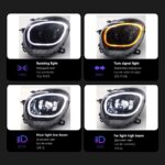 High Beam Head Lights for MINI R60 LED Headlight 2007-20 16 Countryman DRL Daytime Running Headlights Turn Signal - Image 3