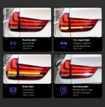 Auto Parts Light For BMW X5 E70 LED Taillights 2014-20 18 Rear Brake Turn Signal Reverse Light Taillight - Image 5