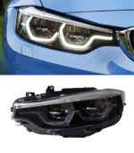 Full LED Headlight for BMW 4 Series Headlights M4 2014-20 19 GTS Upgrade Spoon Style LED Running Signal Lights