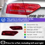 LED Taillight Assembly For Audi A5 20 08-20 16 S5 Rear Reverse Tail Light Flow Steering Turn Brakes Car Lamp - Image 7