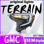 Car Headlights For GMC TERRAIN 20 17-20 22 Orignal Headlights Turn Signal Running Lights Dual Beam Projector