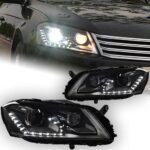 Car Head Lamp for VW Passat B7 20 12-20 16 Passat Europe LED DRL Hid Headlight Angel Eye Bi Xenon Beam Headlights - Image 3