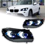 Headlight Assembly For BMW X1 E84 20 11-20 15 12V LED Headlight Angel Eye DRL Hid Bi Xenon Head Lamp
