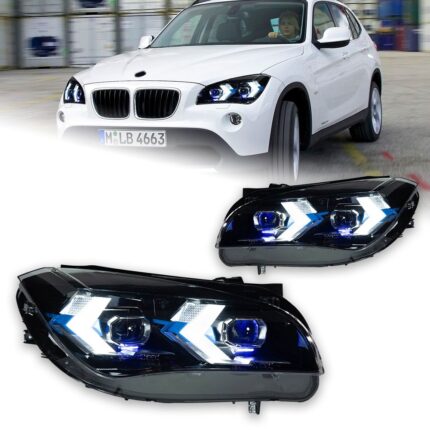 Headlight Assembly For BMW X1 E84 20 11-20 15 12V LED Headlight Angel Eye DRL Hid Bi Xenon Head Lamp