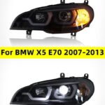 Auto Lighting System LED X5 Headlights For BMW E70 Upgrade 2007-2013 LED Daytime Running Lights Dual Lens Xenon Headlights