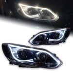 Car Styling For Ford Focus LED Headlight 2012-2014 Focus 3 LED Dynamic Signal Lamp Front Headlights