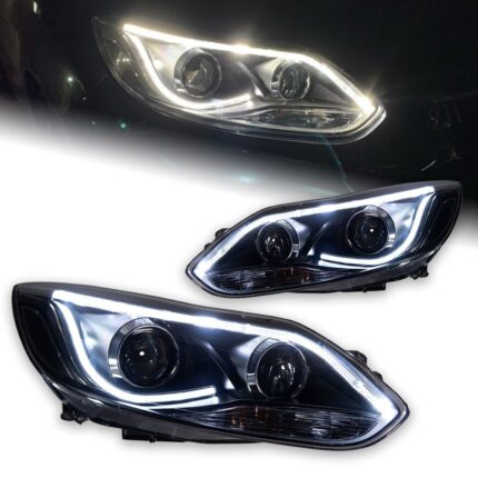 Car Styling For Ford Focus LED Headlight 2012-2014 Focus 3 LED Dynamic Signal Lamp Front Headlights