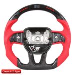 Customized Carbon Fiber LED Performance Steering Wheels For Dodge Charger Challenger - Image 2