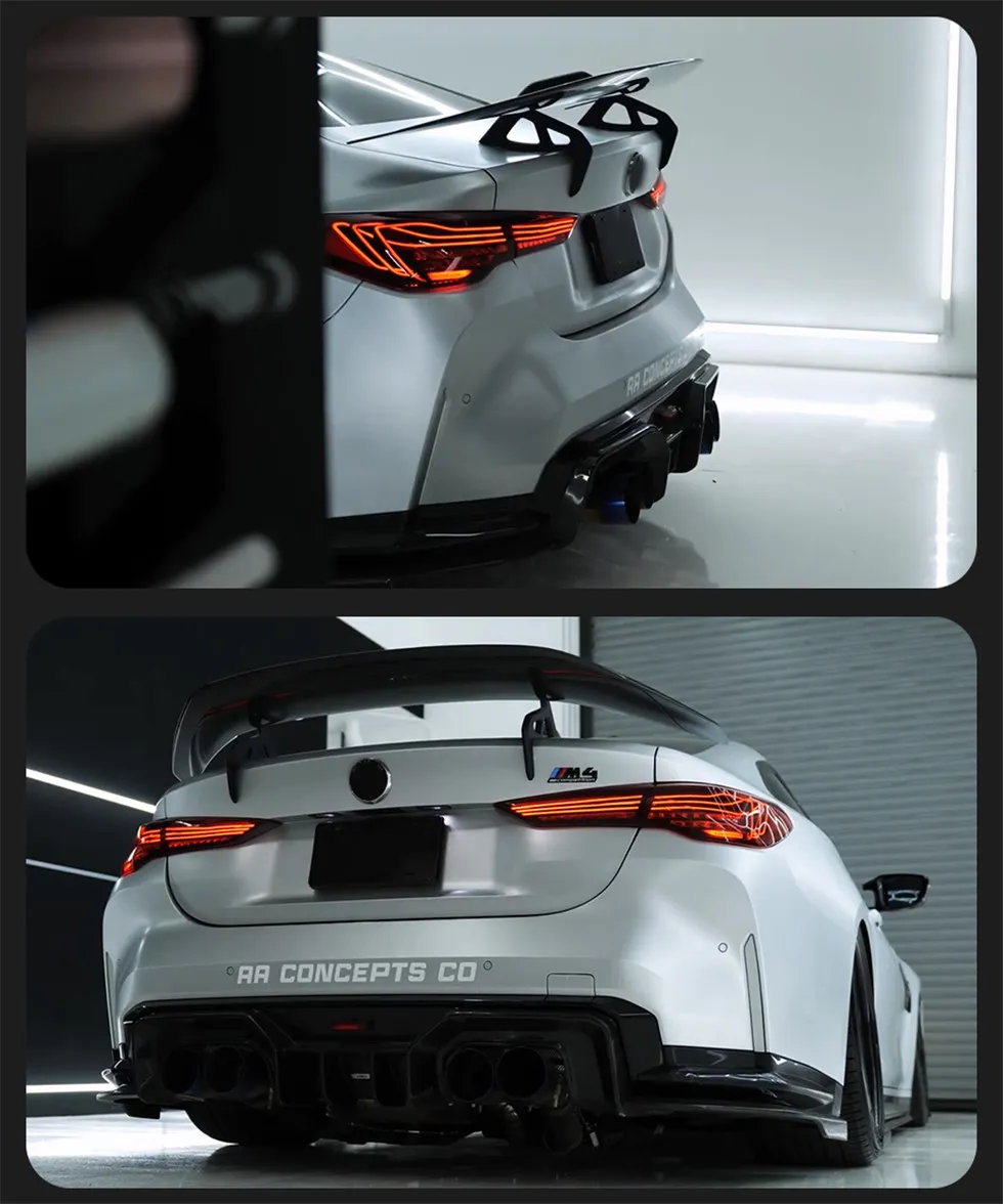 LED Taillight for BMW 4 Series M4 G22 G23 G82 GSL 425I 430I 20 19-2024 Rear Lights Turn Signal Brake Light Driving Reversing Lamp