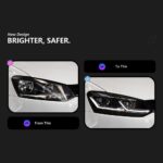 Car Styling For VW Polo 20 11-20 17 Vento Bi Xenon Beam LED Dynamic Signal Lamp Front Headlights - Image 2