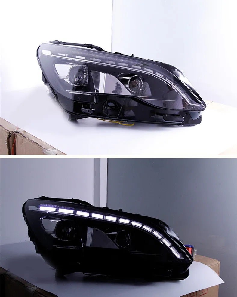 Car Lights For Peugeot 4008 Headlight Assembly 20 17-20 19 LED Streaming Turn Signal Daylight 5008 Xenon Headlight