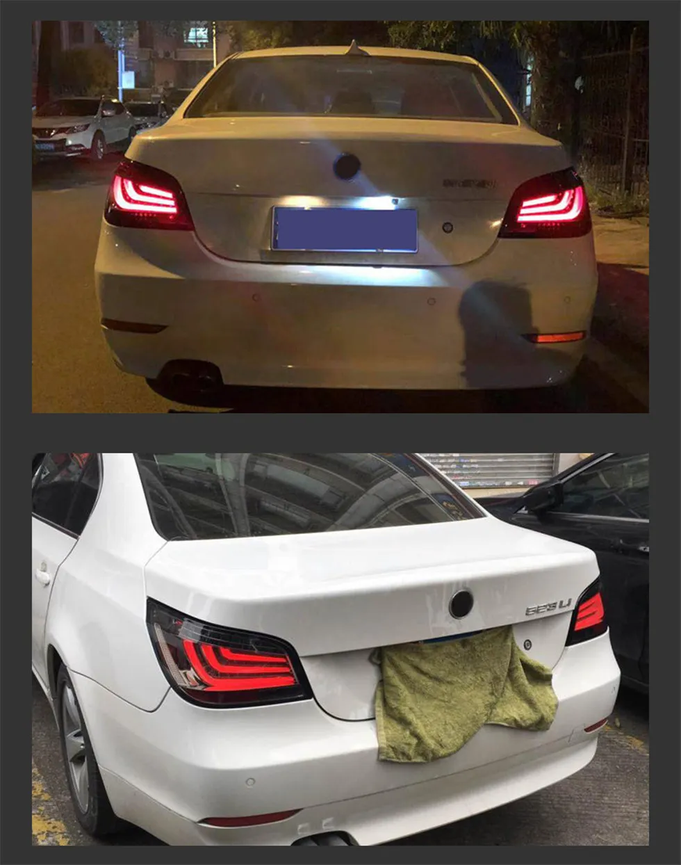 LED Rear Lights for BMW E60 LED Tail Light 2003-2009 523i 525i 530i Brake Stop Lamp Driving Dynamic Turn Signal Light