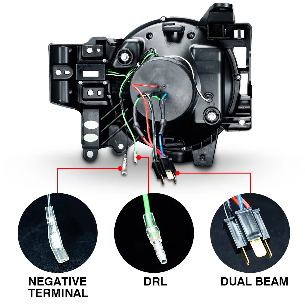 LED Headlights For Toyota CRUISER FJ 20 07-20 20 DRL Front Lamp Headlight Assembly Signal Turn High low Beam Car Lamps