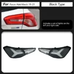 LED Tail Lamp For Ford Focus Tail Lights 20 19-2023 Focus Hatchback LED DRL Signal Lights Brake Reverse Taillights - Image 6