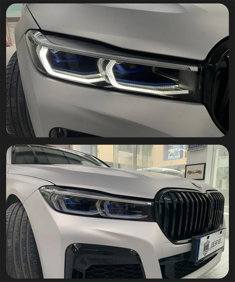 Car Lights For BMW 7 Series G11 Headlights G12 LCI Style LED Auto Headlight Assembly Upgrade
