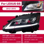Daylight Light Bulbs For Lexus GS GS250 GS350 12-15 Head Lights Matrix Style LED High Beam Headlights - Image 5