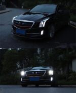 Auto Tuning Headlights For Cadillac ATS-L 20 14-20 18 Bi-Xenon Beam Fog Lights LED Turn Signal Running Lights - Image 5