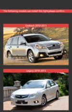 For Subaru Outback Legacy 20 10-20 15 LED Lamps Headlight Replacement DRL Running Light Signal Lights Assembly - Image 2