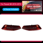 Car Taillights For Passat B8 20 16-20 19 Original Type With Sequential Turn Signal No Animation Brake Reverse Lamp - Image 6