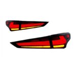 LED Rear Taillight For Highlander Kluger Taillights 20 22 Lexus Type Tail Light Signal Brake Stop Light Reverse Auto - Image 2